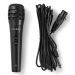 Nedis MPWD15BK - dinamički karaoke mikrofon 6.35mm, kabl 5m
