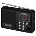Sencor SRD 215 B - prenosni FM radio sa USB, microSD, MP3 i punjivom baterijom (crni)