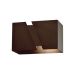 Zidna lampa E201787 - 1×G9, braon, metal, IP20