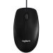 Logitech B100 žični USB miš, crni