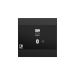 Audac NWP400/B - Mrežni ulazni panel USB Type-C + Bluetooth, crni EU