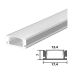 PROSTO LPR-509/2-SET - aluminijumski profil za LED trake 2m 17.4x7mm