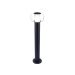 Stubna spoljna lampa SOLEA 56 GU10 - IP65, okrugla, aluminijum crna, 600mm, bez sijalice