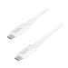 LogiLink USB 4.0 Type-C kabl, M/M, 0,8 m, 40 Gbps, bela