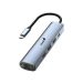 Genius UH-545 5-in-1 USB Hub srebrni