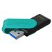 Kingston DataTraveler Exodia S - 128GB USB 3.2 Gen 1 fleš memorija, crno-zelena