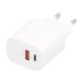 E-GREEN Punjač 5V/3A - USB 3.0 i USB 3.1 tip C, crni