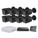 Dahua IP komplet 8 bullet kamera 6Mpix (crna)