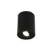 Nadgradna spot lampa GU10, crna, okrugla, ugao do 30°, maks. 50W - IP20