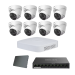 Dahua IP komplet 8 turret kamere 4Mpix