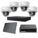 HikVision komplet 4 IP antivandal turret kamere 4Mpix