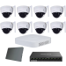 Dahua IP komplet 8 antivandal kamere 4Mpix