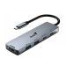 Genius UH-500 5-in-1 USB Hub srebrni