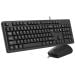 A4Tech KRS-3330 - YU-LAYOUT tastatura i miš USB, crna