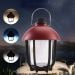 Prenosna punjiva LED kamping lampa crvena, 3 boje svetlosti, micro USB