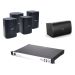 BOSE DesignMax komplet ozvučenja: 4× zidni zvučnik DM5SE, subwoofer DM10S-SUB, integrisano pojačalo IZA 2120-HZ