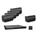 BOSE DesignMax komplet ozvučenja: 4× zidni zvučnik DM8S, subwoofer DM10S-SUB, četvorokanalno pojačalo PS604D, zonski kontroler CC-1D