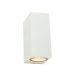 Spoljna zidna lampa W10412, 2×GU10, aluminijum, IP65, bela