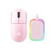 Mchose A7 V2 Ultra Plus – bežični gaming miš, roze