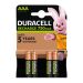 Duracell Recharge AAA 750 - punjive baterije, blister 4 kom