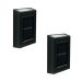 MODEE ML-WS126 - nazidna solarna lampa 2 kom., 3 lm, dnevna svetlost, plastika, IP44