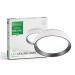 GREEN TECH LED plafonjera 12W 4000K – bela sa antracit prstenom