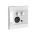 Audac WP205 - Zidni audio panel (mikrofon i linijski ulaz)