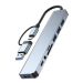 Gembird A-CM-COMBO8-06 - USB-C/USB-A 8-u-1 multiport hub
