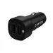 CANYON OnDrive 24 - auto punjač 24 W, 2x USB-A, crni