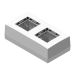 Audac CP45BOX2/W - Dupla nadgradna kutija za 45x45 standardni asortiman, bela