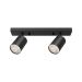 BRAYTRON BH04-00821 - Nadgradna spot lampa 2xGU10, crna, aluminijum, IP20