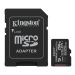 Kingston Canvas Select Plus Gen3 SDCS3/256GB - microSDXC 256GB + SD adapter, Class 10, A1, V10