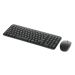 Logitech MK250 - bežični komplet tastatura i miš US crni