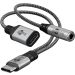 Goobay USB-C m - 3.5mm AUX + USB-C f adapter