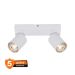 OSRAM 2xGU10 - Nadgradna spot lampa bela, aluminijum/čelik, IP20, maks. 2x6W