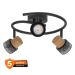 LEDVANCE Spot lampa 3xGU10, crna, 10.2W, 690lm, 2700K, dimabilna - IP20