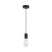 BRAYTRON crna visilica 1xE27 - metal, minimalisticki, maks. 23W, 80x1100mm, IP20
