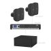 AUDAC FESTA4.4D-10x.1 - Komplet ozvučenja: 4× zvučnik ATEO4DM, infra-subwoofer ARCHI10X, pojačalo SMQ500