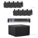 AUDAC FORTE5.8D-112.1 - Komplet ozvučenja: 8× instalacioni zvučnik VIRO5D, infra-subwoofer BASSO112, pojačalo SMQ750