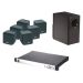 BOSE FreeSpace komplet ozvučenja: 6× satelitski zvučnik FS-3S-S, bas modul (subwoofer) FS-3S-B, integrisano pojačalo IZA 2120-HZ