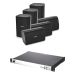 BOSE FreeSpace komplet ozvučenja: 6× zidni zvučnik FS4SE, integrisano pojačalo IZA 2120-HZ