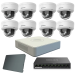 HikVision IP komplet sa 8 antivandal turret kamera 4Mpix