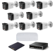 Dahua IP komplet 8 Full-Color bullet kamera 6Mpix