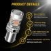 LED sijalice BA15S 5KG26 žute (amber) set 2 kom Auxito