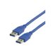 Kabl USB 3.0 A m - USB A m USB3.0A/A 1m-3m