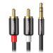 Kabl 1x 3.5mm m - 2x RCA m Ugreen AV102