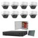 Hikvision komplet 8 dome kamere 8Mpix