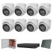 Hikvision komplet 8 turret kamere 8Mpix