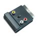 Adapter V52S SCART m - 3xRCA f+SCART f sa prekidačem