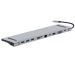 USB-C multihub 11u1 HDMI, VGA, USB-C, PD, SD/TF card, RJ45